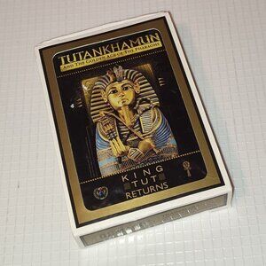 Pharaoh Playing Cards Vintage King Tut Returns Tutankhamun Golden Age